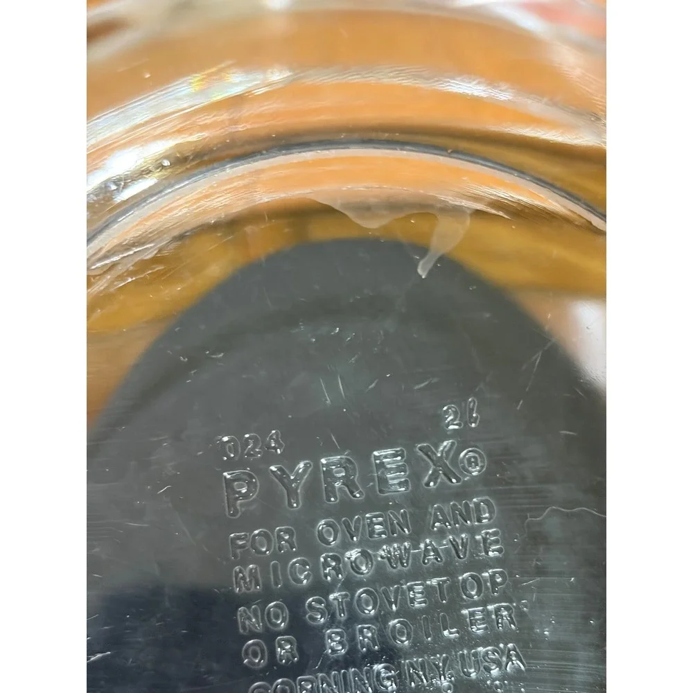 Pyrex vintage clear